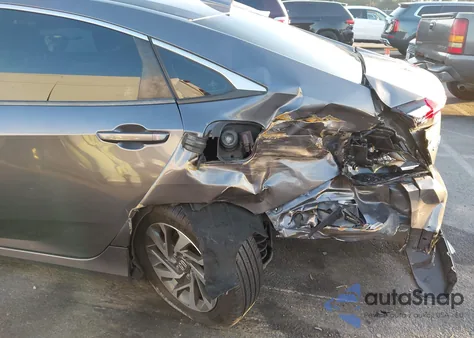 2017 Honda Civic Ex from USA, damaged, VIN 2HGFC2F72HH503488